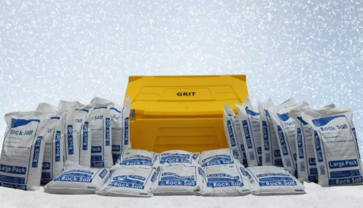 Grit bin a winter essential