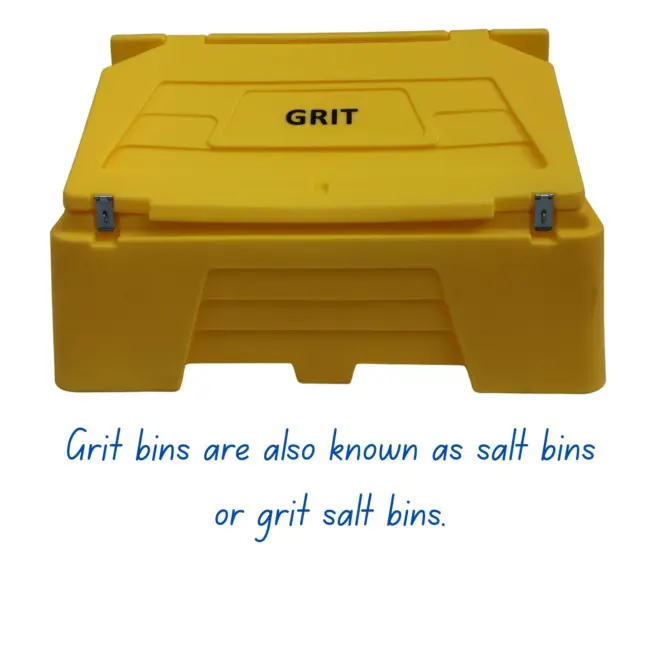 Grit bins are also known as salt bins
